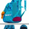 Школьный рюкзак SkyName R3-228 Единорог в ромашках, голубой + брелок - 